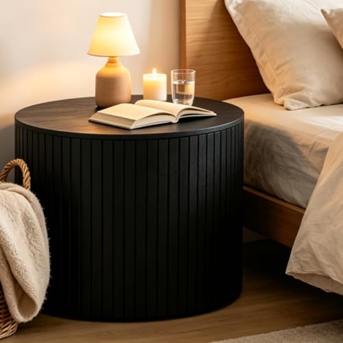 Round Nesting Coffee Table Set of 2 (2 Count)