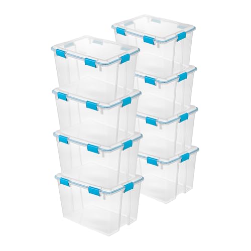 Gasket Storage Box with Lids for Home & Office (4 Count)