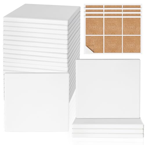 36 PCS Ceramic Tiles for Crafts (36 Count)