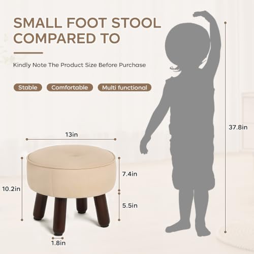 13in Small Foot Stool Ottoman
