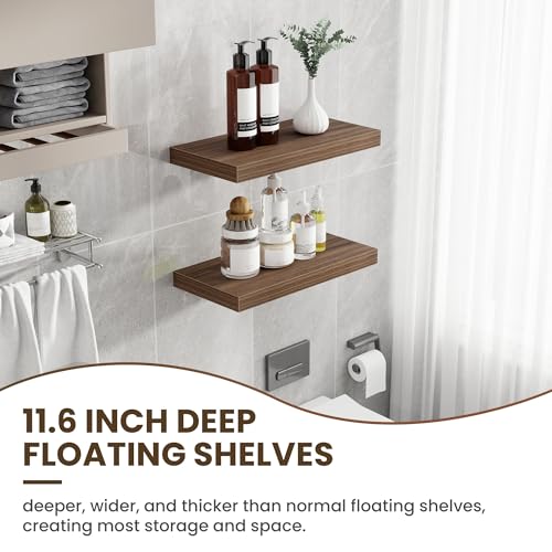 24 Inch Floating Shelves (2 Count)