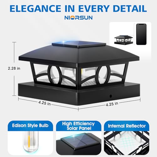 Solar Post Cap Lights (8 Count)