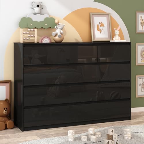 Black Malm Dresser for Bedroom