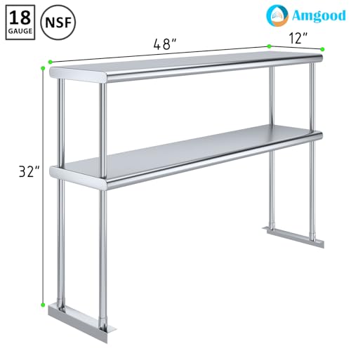 48 Inch Double Tier Overshelf (2 Count)