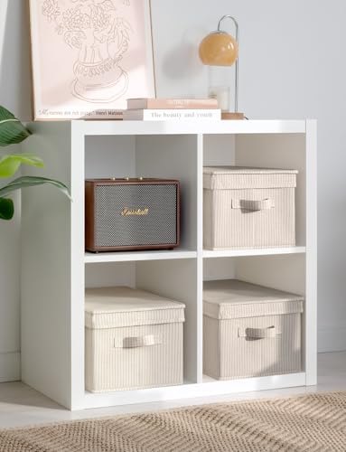 Fabric Storage Bins with Lids (3 Count)