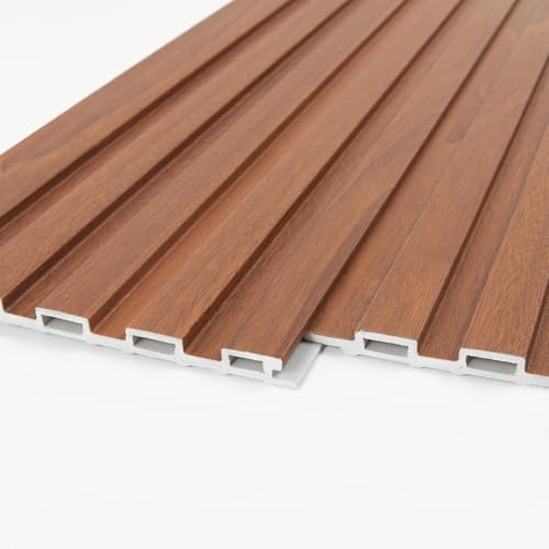 108 x 6 Inch WPC Wood Slat Wall Panels (8 Count)