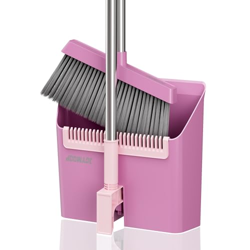 Pink Broom and Dustpan Set