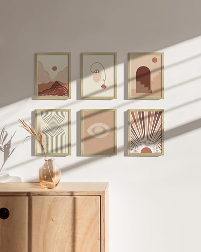 6x8 Gold Metal Picture Frames