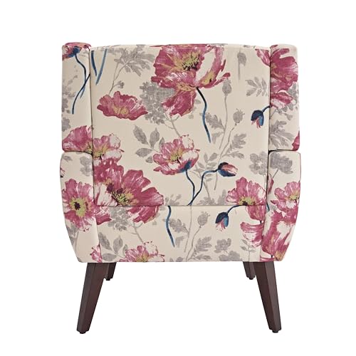 Modern Floral Accent Chair