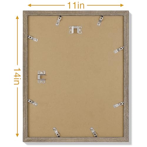 11x14 Picture Frames Set of 9 for Wall Mounting (9 Count)