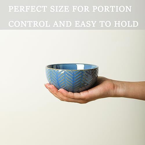 Sureasy Ceramic Ice Cream Bowls Set of 4 (4 Count)