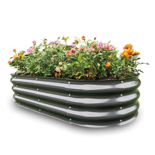 Gardmax Galvanized Raised Garden Bed
