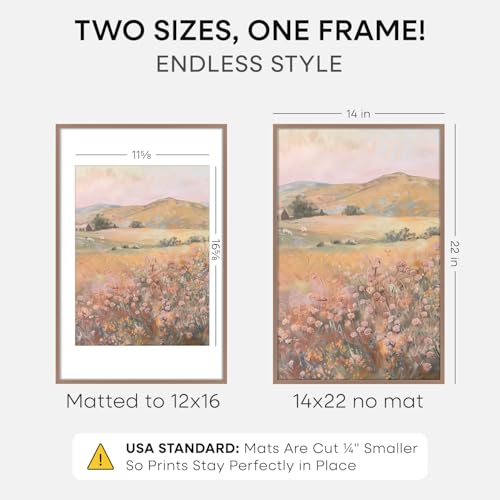 14x22 Mocha Picture Frame