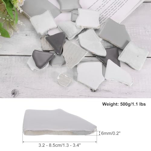500g 1.1LB Irregular Ceramics Mosaic Tiles