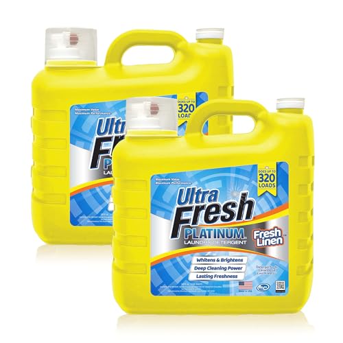 2 Pack Platinum Liquid Laundry Detergent up to 320 Loads (320 Fl Oz)