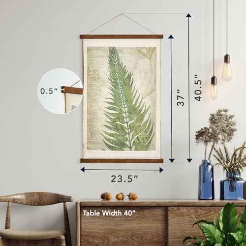 Botanical Fern Canvas Wall Hanging Tapestry