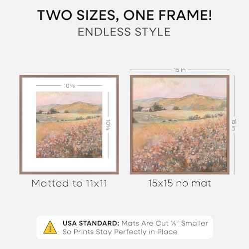 15x15 Mocha Picture Frame