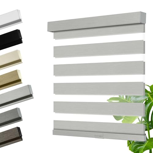 Cordless Zebra Blinds for Windows