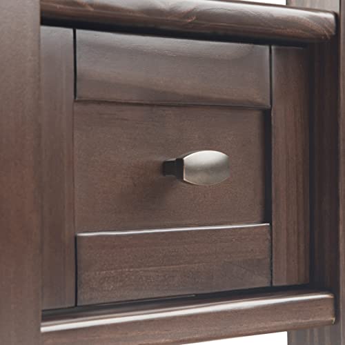 Warm Shaker 14" Side Tables in Brunette Brown