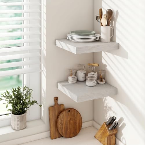 Floating Shelves for Wall 18x12” Set of 2 (2 Count)