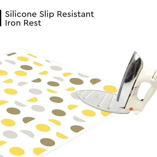 Ironing Mat Heat Resistant Pad 48"x28" Yellow Moon