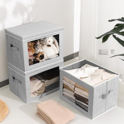 Storage Bins with Lids (6 Count)