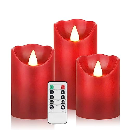 Flameless LED Candles Battery Operated (3 Count)