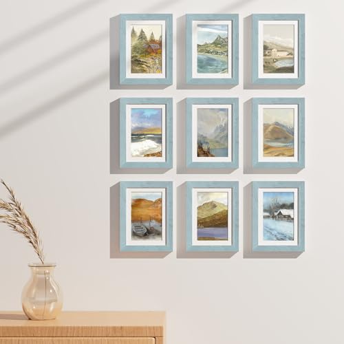 5x7 Picture Frames Set of 9 (9 Count)