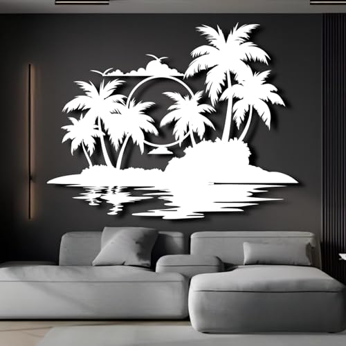 Palm Tree Metal Wall Art