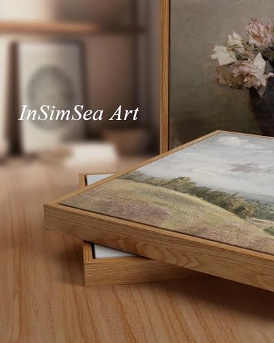 Framed Canvas Wall Art Vintage Decor