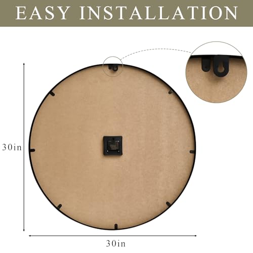 30 Inch Large Wall Clock Farmhouse Style