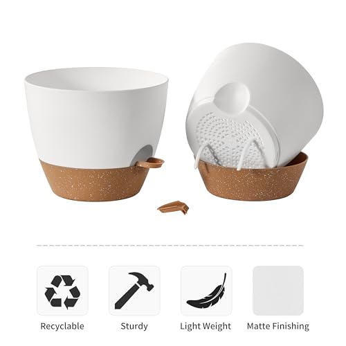 3 Pack Large Planter Pots (3 Count)