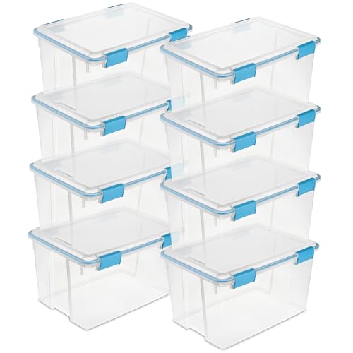 Gasket Storage Box with Lids for Home & Office (8 Count)