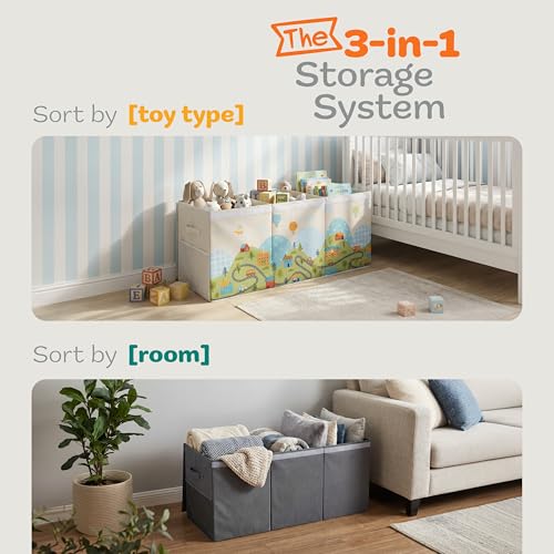 Extra Large Toy Storage Organizer with Lid
