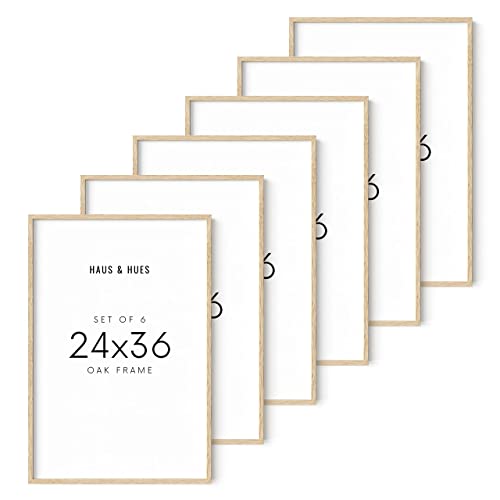 Beige Oak Wood 24x36 Picture Frame