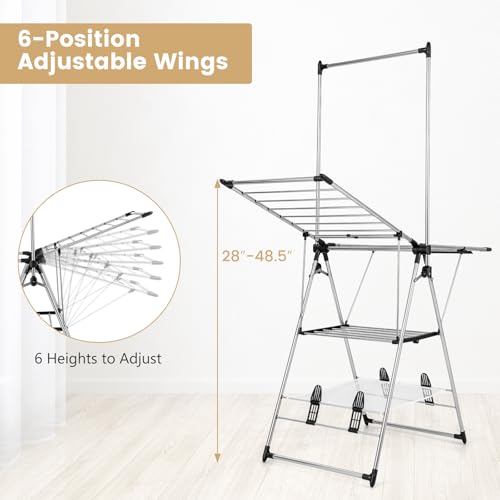 2 Layer Stainless Steel Drying Rack