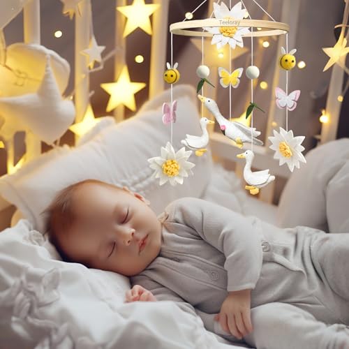 Baby Mobile for Crib Goose Nursery Decor Baby Shower Newborn Gifts