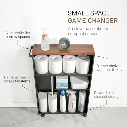 Home Slim Rolling Storage Cart