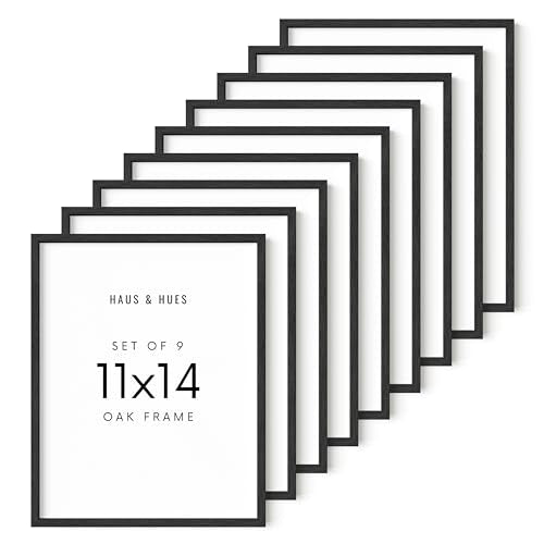 Standalone Black Oak Frames Set of 9 (9 Count)