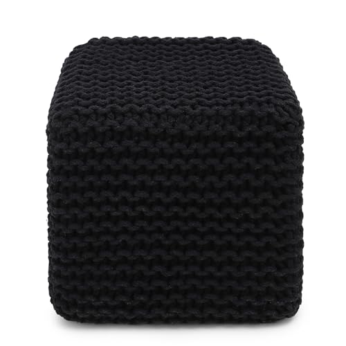 REDEARTH Cube Pouf Foot Stool Ottoman