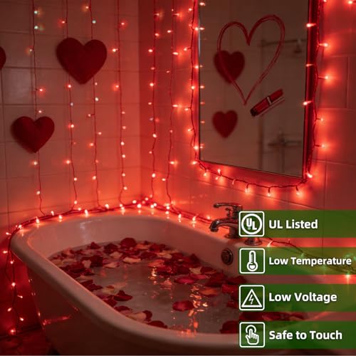 300 LED 75FT Valentine's Day String Lights (75 Foot)