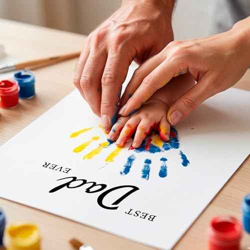 Pack 3 Fathers Day Crafts for Kids Handprint Gift