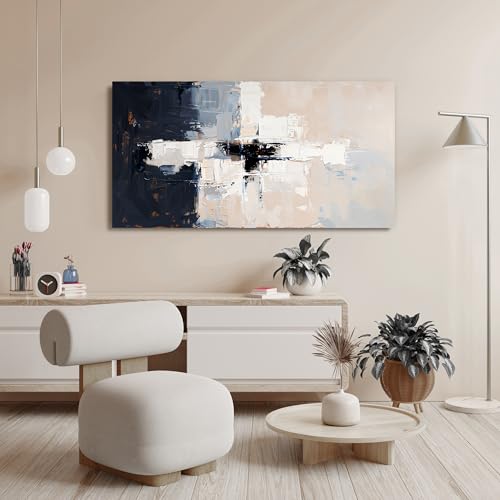 Abstract Black White Wall Art Decor Pictures for Living Room 20" X 40"
