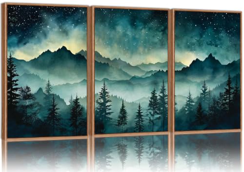 Misty Mountain Framed Canvas Wall Art