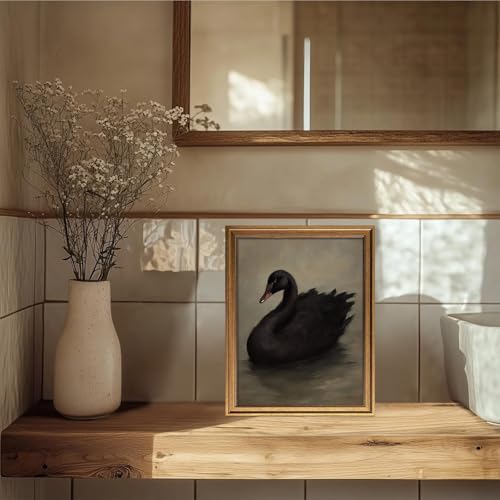 Swan Pictures Wall Decor for Living Room