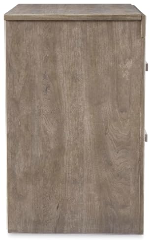 Culverbach Modern 2 Drawer Nightstand with 2 USB Charging Stations