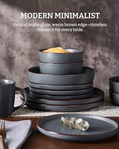 Mercury 24 Piece Dinnerware Set with Mugs