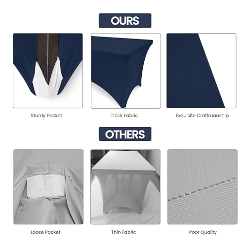 Spandex Table Cloth 2 Pack [6FT