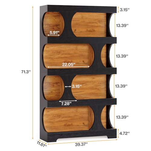71" Tall Bookcase Set of 2 (2 Count)