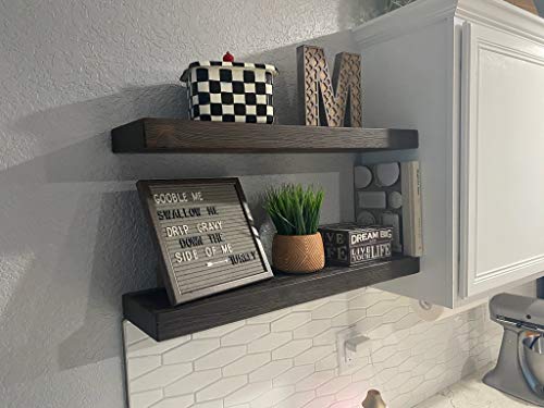 30 inch Wooden Floating Shelves for Wall
